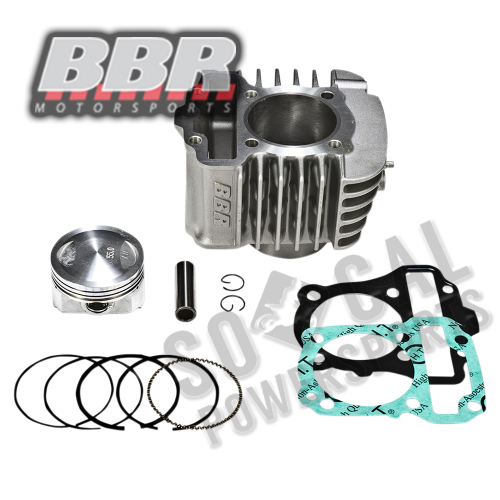 BBR Motorsports - BBR Motorsports Piston Kit for 132cc Big Bore Kit - 411HCF1101