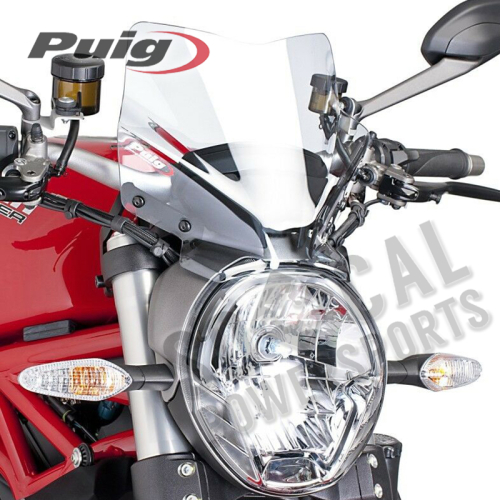 PUIG - PUIG Naked New Generation Sport Windscreen - Clear - 7013W