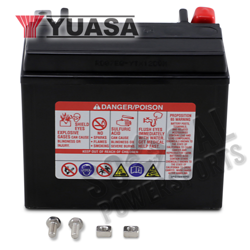 Yuasa - Yuasa Factory Activated Maintenance Free Battery - YTX12 - YUAM7RH2S