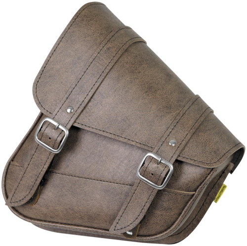 Willie & Max - Willie & Max Revolution Universal Swingarm Saddlebag - Vintage Brown - 59778-00