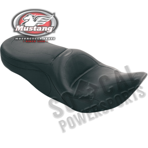 Mustang - Mustang Sport Touring One-Piece Seat - No Studs - 75486