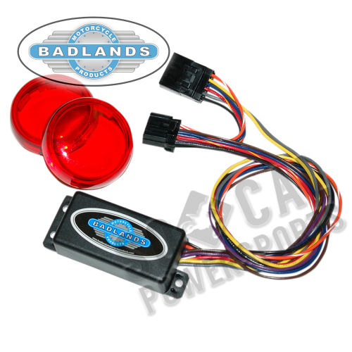 Badlands M/C Products - Badlands M/C Products Plug-In Illuminator with Red Lens - ILL-04-RL-C