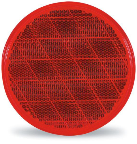 Optronics Inc - Optronics Inc Round Reflectors (3in.) - Red - RE-21RS