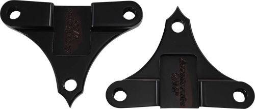 Accutronix - Accutronix .4375in. Hot Legs/Bagger Legs Spacer for 6 3/8in. Wide Fender - Black - TFS49-NF7/16B