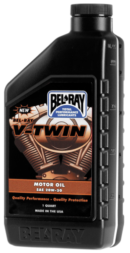 Bel-Ray - Bel-Ray V-Twin Mineral Engine Oil - 20W50 - 1L. - 96905-BT1
