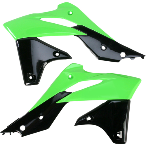 Acerbis - Acerbis Radiator Shrouds - Green/Black 13 - 2314161089