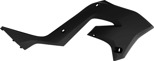 Polisport - Polisport Restyle Radiator Shroud - Black - 8425800002