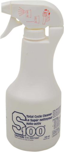 S100 - S100 Total Cycle Cleaner - 1/2L. Starter Bottle with Pump - 12500S