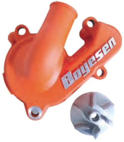 Boyesen - Boyesen Hy-Flo Water Pump Cover and Impeller Kit - Orange - WPK-41O