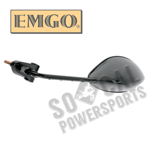 Emgo - Emgo OEM Style Mirror - Carbon Fiber - Right - 20-43043