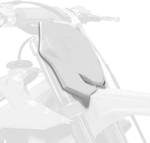 Polisport - Polisport Front Number Plate - White - 8666100002
