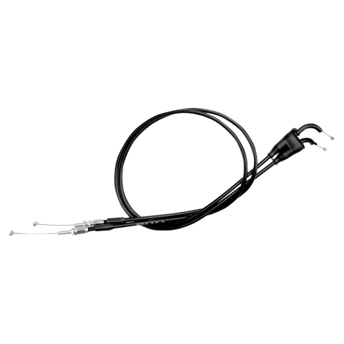 Motion Pro - Motion Pro Black Vinyl Push/Pull Throttle Cable Set (+3in.) - 10-0116