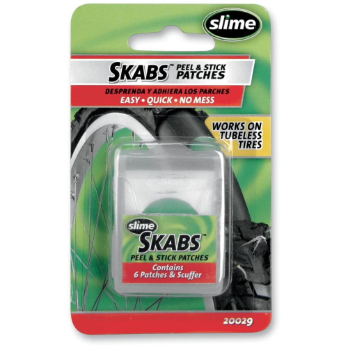 Slime - Slime Skabs Pre-Glued Tire Patches - 20040
