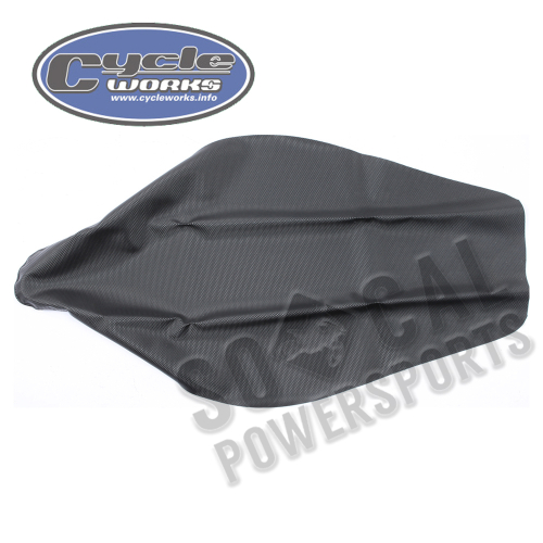 Quad Works - Quad Works Cycle Works Seat Cover - Gripper Black - 36-21299-01