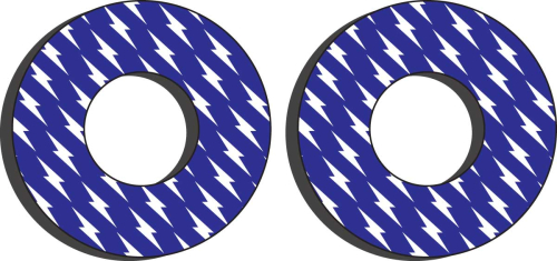 Factory Effex - Factory Effex Moto Grip Donuts - Blue/White Yamaha - 22-67200