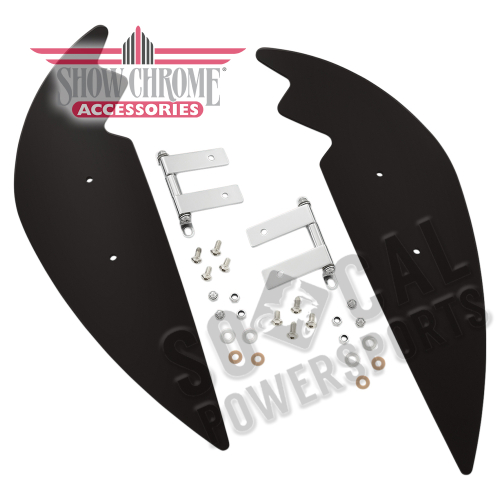 Show Chrome - Show Chrome Lower Wind Deflector - Dark Smoke - 52-934L