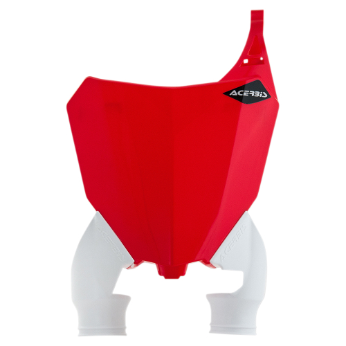 Acerbis - Acerbis Raptor Front Number Plate - Red/White - 2630771005