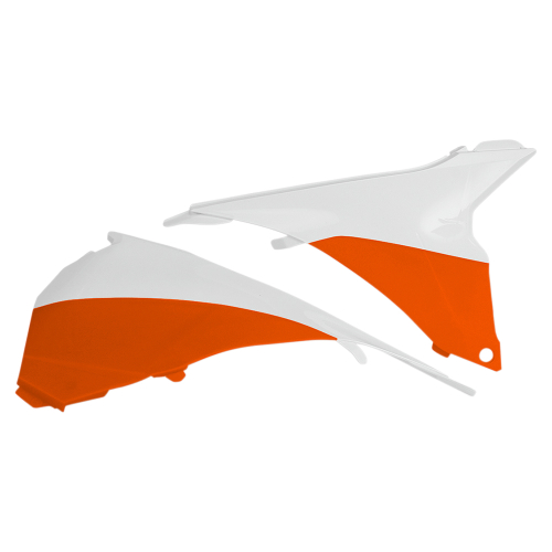 Acerbis - Acerbis Air Box Cover - Orange/White - 2314291088