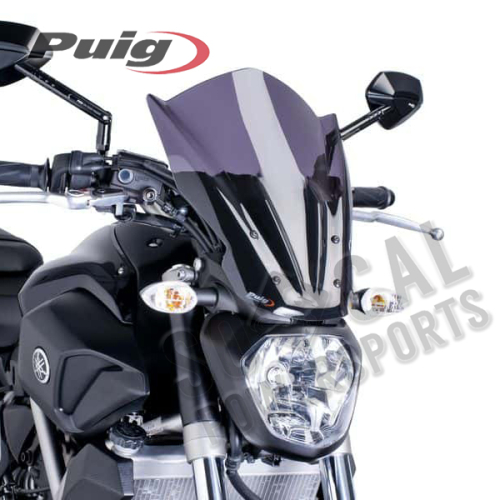 PUIG - PUIG Naked New Generation Touring Windscreen - Dark Smoke - 7016F