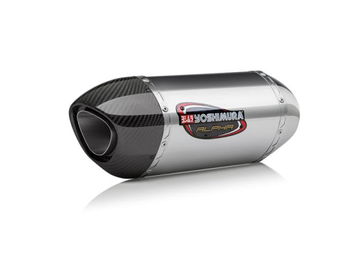 Yoshimura - Yoshimura Alpha Street Series Slip-On - Stainless Steel Muffler - 141812M520