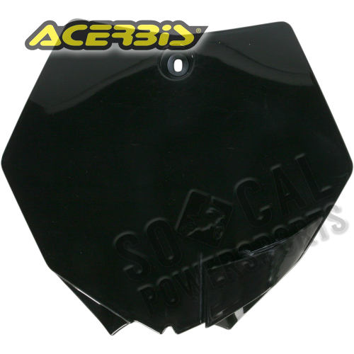 Acerbis - Acerbis Front Number Plate - Black - 2314240001