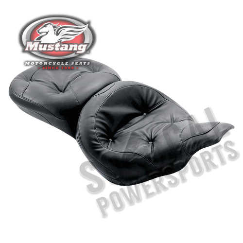 Mustang - Mustang 1-Piece Ultra Touring Seat - Regal Style - No Studs - 75537