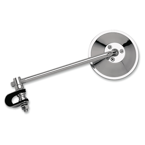 Emgo - Emgo Universal Clamp-On Mirror - Round 8in. Stem - Tinted - 20-06808