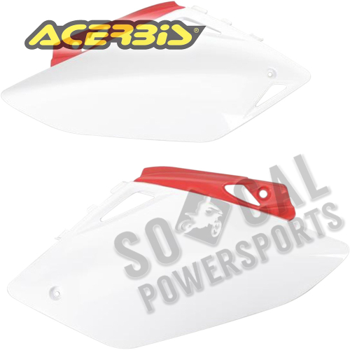 Acerbis - Acerbis Side Panels - White/Red - 2043311030