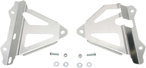 Works Connection - Works Connection Radiator Brace - Silver - 18-772