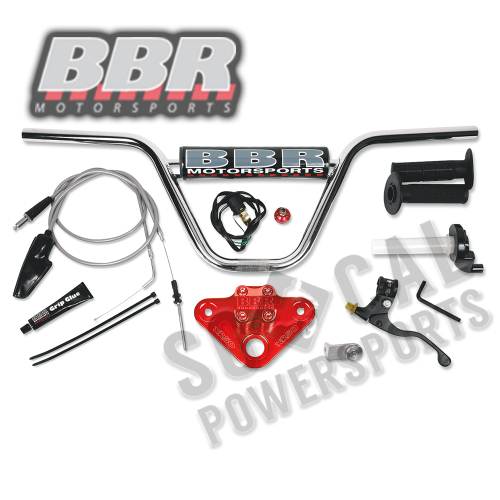 BBR Motorsports - BBR Motorsports Handlebar Kit - Red - 510-HXR-5041