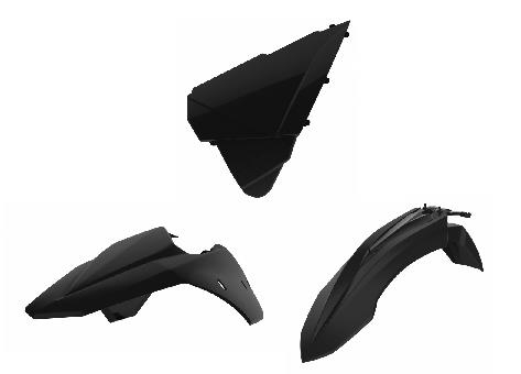 Polisport - Polisport Plastic Kit - Black - 90749