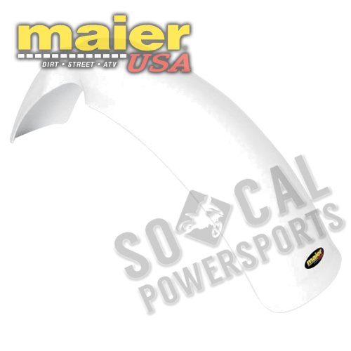 Maier Mfg - Maier Mfg Front Fender - White - 183501