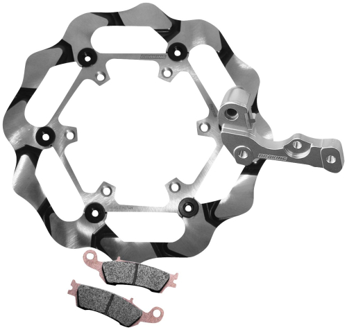 Braking - Braking W-Open Oversized Brake Rotor Kit - OKWL08