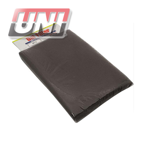 Uni - Uni Bulk Coarse Foam Filter (30 PPI) - 12in. x 24in.x 3/8in. - Black - BF-2
