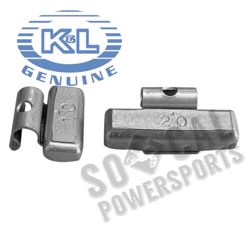 K&L Supply - K&L Supply Wheel Weights - 41075-0007 - 5MT-25398-00-00 - Steel - 10gm. - 32-4070