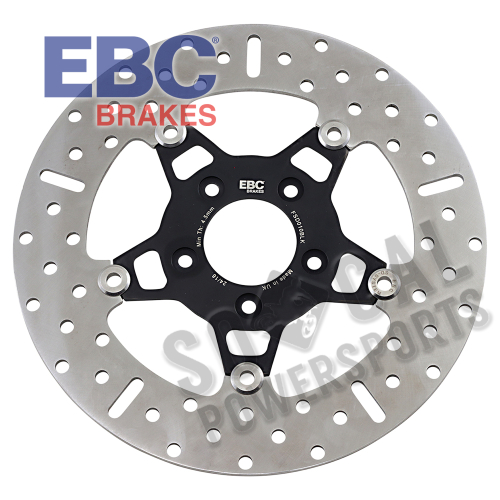 EBC - EBC 5 Button Floater Wide Band Brake Rotor-  Black - FSD010BLK