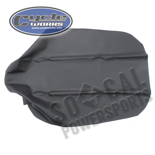 Quad Works - Quad Works Cycle Works Seat Cover - Gripper Black - 36-26598-01