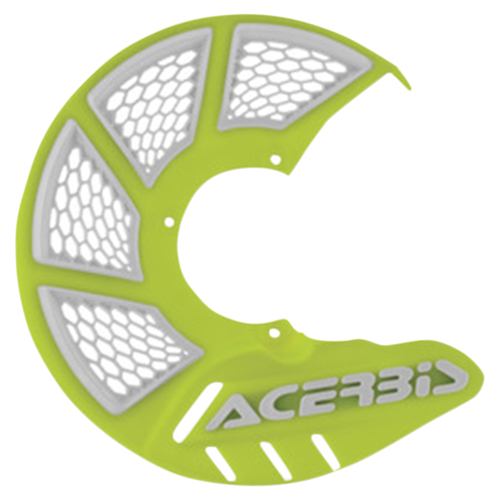 Acerbis - Acerbis X-Brake 2.0 Vented Front Disc Cover - Fluorescent Yellow/White - 2449494310