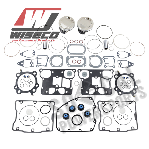 Wiseco - Wiseco VT Piston Kit (95ci., Domed) - .010in. Oversize to 3.885in., 10.5:1 Compression - VT2711