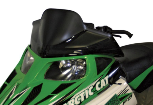 Powermadd - Powermadd Cobra Windshield - 12in. - Black on Black - 12915