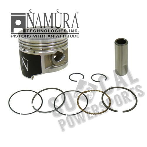 Namura Technologies - Namura Technologies Piston Kit - 1.00mm Oversize to 47.96mm, 9.6:1 Compression - NA-40080-4