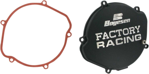 Boyesen - Boyesen Factory Clutch Cover - Black - CC01B