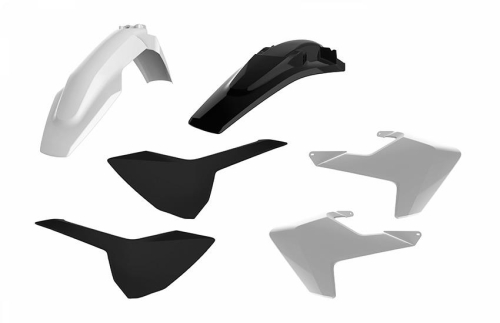 Polisport - Polisport Plastic Kit - White/Black - 90829