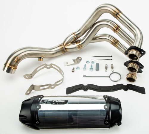 Two Brothers Racing - Two Brothers Racing S1-R Full System - Aluminum Muffler - Black - 005-4170106-S1B