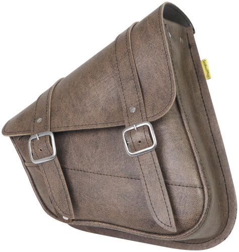 Willie & Max - Willie & Max Revolution Universal Swingarm Saddlebag - Vintage Brown - 59779-00