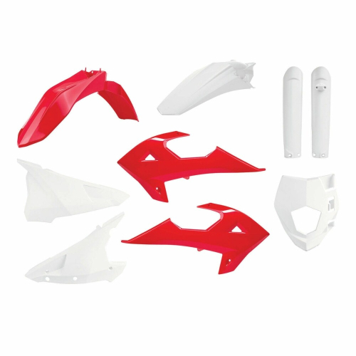 Polisport - Polisport Plastic Kit - OE Red/White - 91030