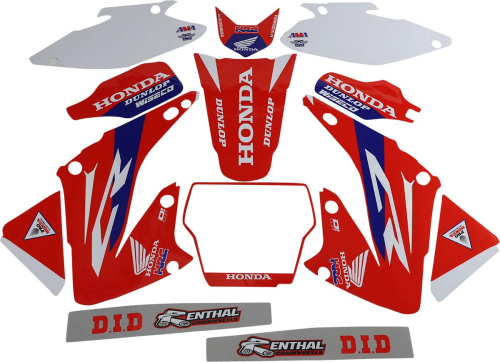 DCOR - DCOR HRC Honda Complete Graphic Kit - White - 20-10-501