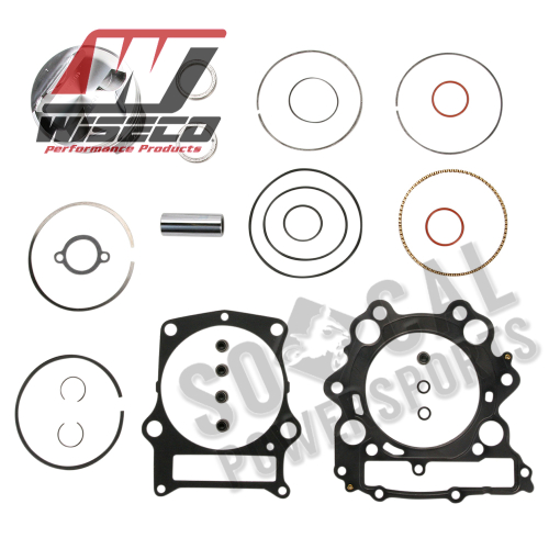 Wiseco - Wiseco Top End Kit (686cc Big Bore) - 2.00mm Oversize to 102.00mm, 11:1 Compression - PK1115