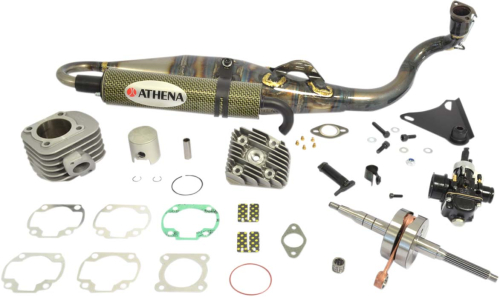 Athena - Athena Big Bore Hyper Race Complete Cylinder Kit (70cc) - 47.66mm Bore - P400485105002