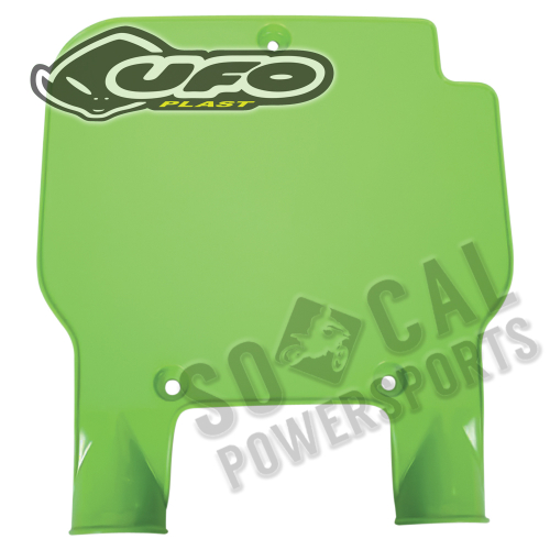 UFO Plastics - UFO Plastics Front Number Plate - KX Green - KA02720026